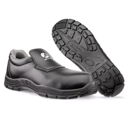 Albatros Pure BLK Low S2 ESD FO CI SR belebújós, munkavédelmi cipő