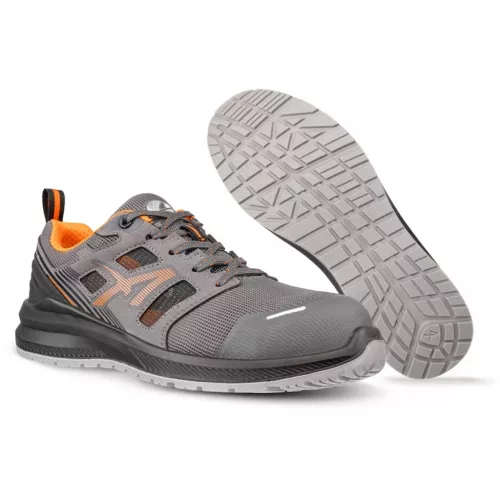 Albatros AIRFLOW Grey Orange Low S1PL ESD FO SR munkavédelmi cipő