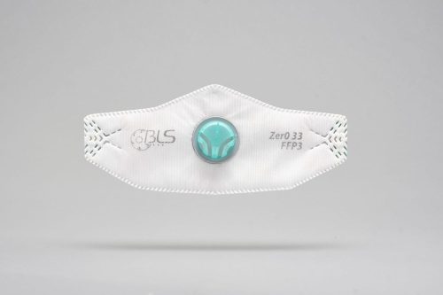 BLS Zer0 33 FFP3 Dolomit szelepes légzésvédő maszk (10db)
