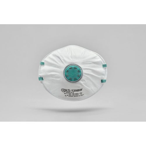 BLS 129BW FFP2 szelepes Dolomit légzésvédő maszk hegesztett pánttal külön csom. (10 db)