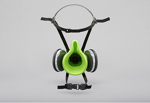 BLS 4500next dupla szűrős félálarc bajonett csatlakozóval, P3 R szűrőkke