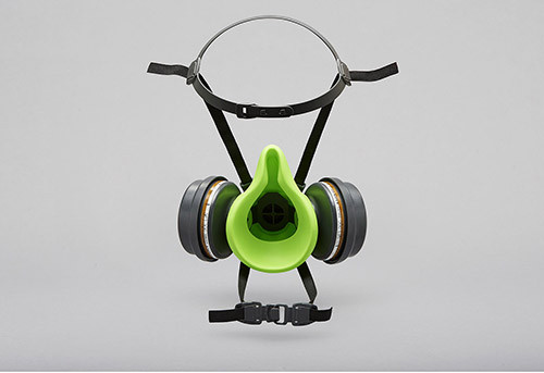 BLS 4600next dupla szűrős félálarc bajonett csatlakozóval, A2P3 R szűrőkke