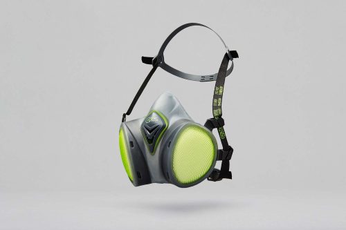 BLS 8400next gondozásmentes dupla szűrős félálarc, A2P3 R D szűrőkkel