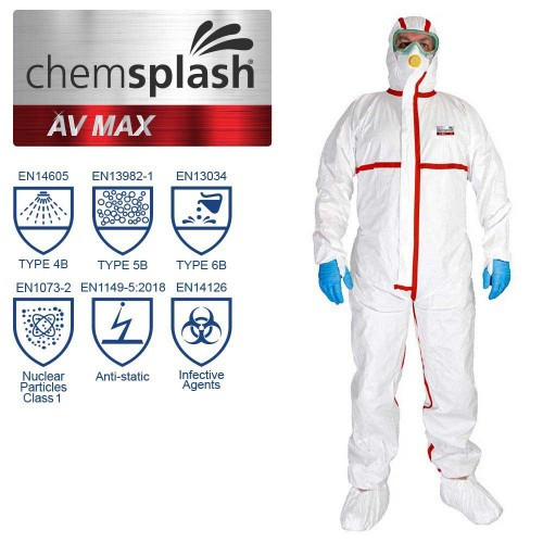 Chemsplash AV MAX antisztatikus overál 4B/5B/6B