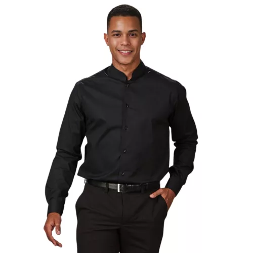 GARYS - LINE férfi slim fit ing MAO gallérral