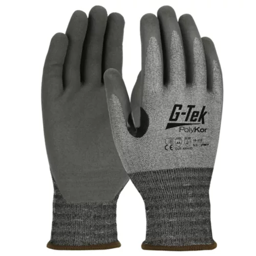 G-TEK PolyKor X7 kötött, NeoFoam® tenyérmártott munkavédelmi kesztyű