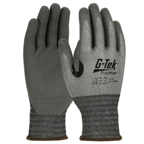 G-TEK PolyKor X7 kötött, NeoFoam® tenyérmártott munkavédelmi kesztyű