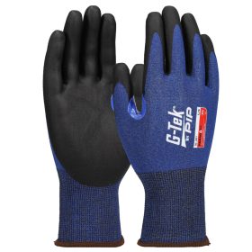 G-TEK Paradox kötött, nitrilhab tenyérmártott munkavédelmi kesztyű