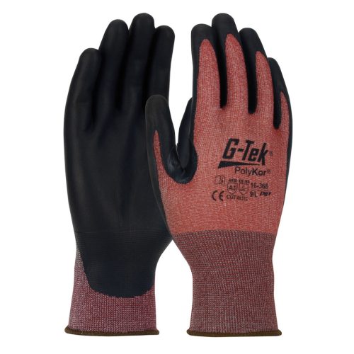 G-TEK PolyKor X7 kötött, NeoFoam® tenyérmártott munkavédelmi kesztyű