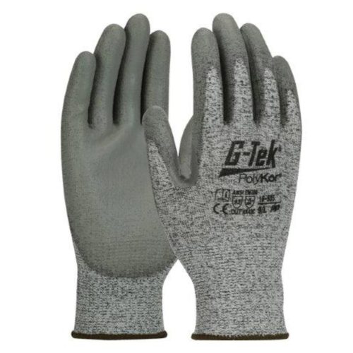 G-TEK PolyKor kötött, PU mártott munkavédelmi kesztyű