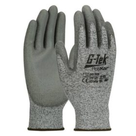 G-TEK PolyKor kötött, PU mártott munkavédelmi kesztyű