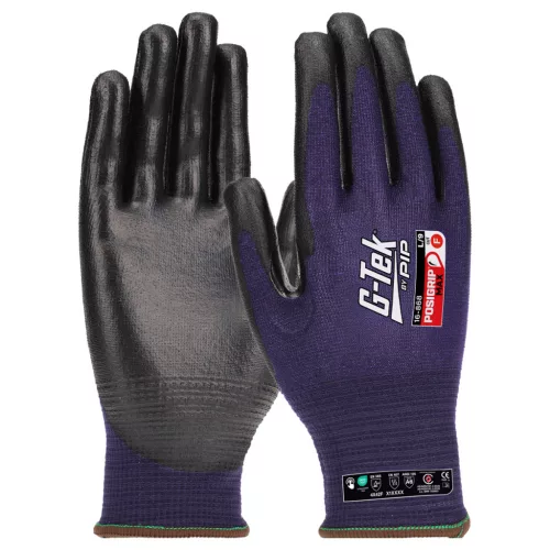 G-TEK PosiGrip MAX kötött, HPPE/nylon/spandex, PosiGripMax tenyérmártott munkavédelmi kesztyű