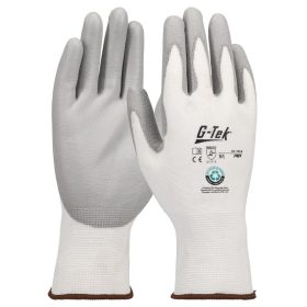 G-TEK akril/poliészter, latex tenyérmártott munkavédelmi kesztyű