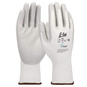 G-TEK 3RX spandex/újrahasznosított poliészter, nitril tenyérmártott munkavédelmi kesztyű