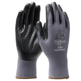 G-TEK 3RX újrahasznosított poliészter, nitril tenyérmártott munkavédelmi kesztyű