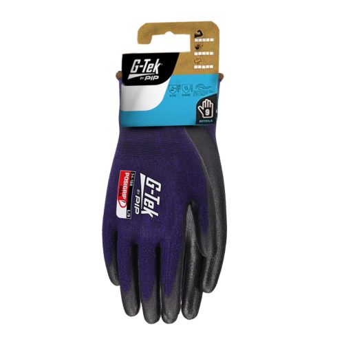 G-TEK PosiGrip MAX 18G kötött, tenyérmártott munkavédelmi kesztyű - bliszteres
