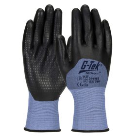 G-TEK NeoFoam kötött, pontozott, tenyérmártott munkavédelmi kesztyű