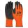 G-TEK nylon, latex tenyérmártott jól láthatósági munkavédelmi kesztyű