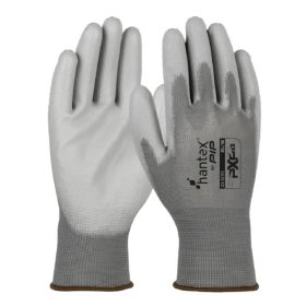 HANTEX PXP-G kötött poliészter, PU tenyérmártott munkavédelmi kesztyű (2pár) - bliszteres
