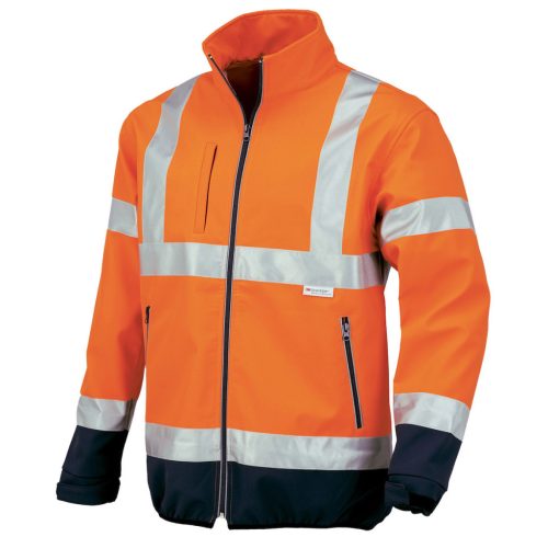 ISSALINE FLASH minősített jól láthatósági softshell kabát