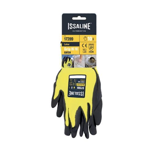 ISSALINE Nylon kesztyű mikrohabos latex bevonattal