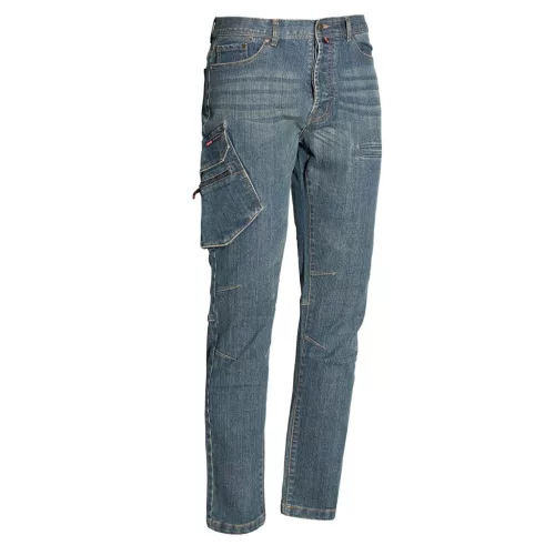 Issaline multi sokzsebes stretch farmernadrág