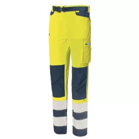 ISSALINE Hivis könnyű softshell 3M SCOTCHGARD® jól láthatósági stretch nadrág