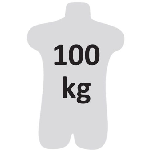 Kratos 1,8 m hosszú villás energiaelnyelő kötél csatlakozókkal