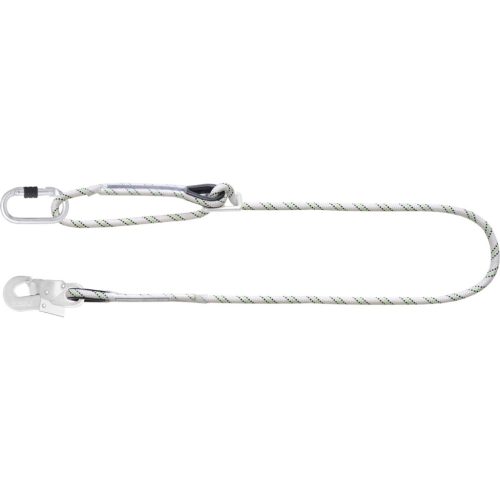 Kratos 2 m hosszú rögzítőpánt +munkapozícionáló, +2 csavaros acélkarabiner, 17mm nyitótávolsággal