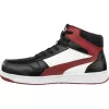 Puma Frontcourt BLK/WHT/RED Mid S3L ESD FO HRO SR munkavédelmi bakancs