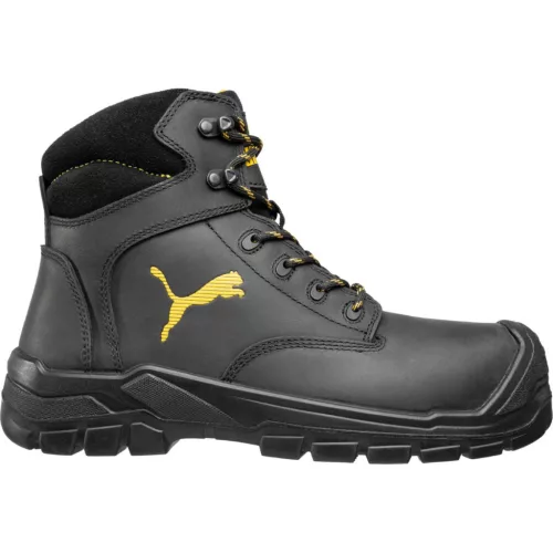 Puma Borneo Black Mid S3 CI HI HRO SRC munkavédelmi bakancs
