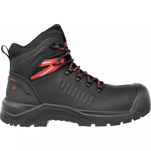 Puma Iron HD Blk Mid S3S FO LG CI SR munkavédelmi bakancs