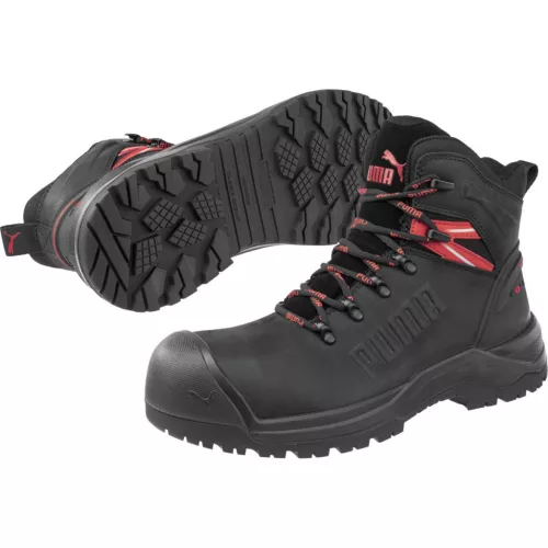 Puma Iron HD Blk Mid S3S FO LG CI SR munkavédelmi bakancs