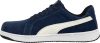 Puma Iconic Suede Navy Low S1PL ESD FO HRO SR munkavédelmi cipő