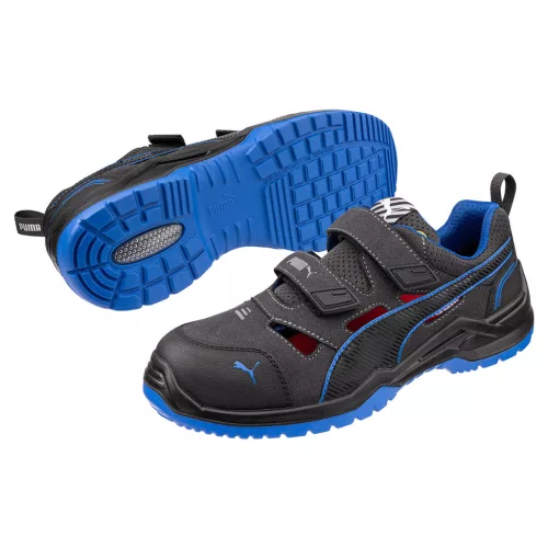 Puma Neodyme Blue Low S1PS ESD FO SR munkavédelmi szandál - szélesített