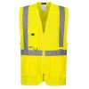 C357 - Hi-Vis Executive mellény tablet zsebbel