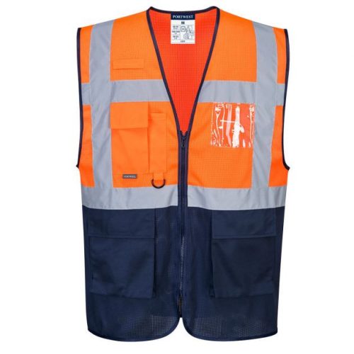 C377 - Hi-Vis kéttónusú MeshAir Executive mellény