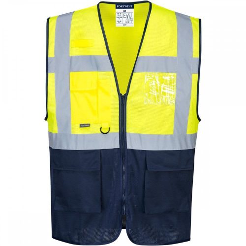 C377 - Hi-Vis kéttónusú MeshAir Executive mellény