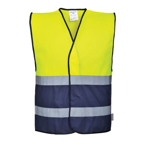C484 - Hi-Vis kéttónusú mellény