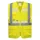 G456 -  Glowtex vezetői mellény Ezee zippzárral