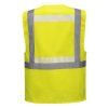 G456 -  Glowtex vezetői mellény Ezee zippzárral