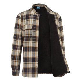 KA313 - KA3 Sherpa bélésű kockás ing