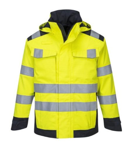 MV70 - Hi Vis MODAFLAME Rain Multi Norm Arc Kabát