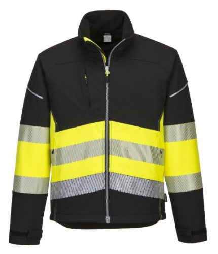 PW375 - PW3 Hi-Vis Class 1 Softshell kabát