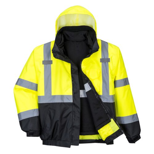 S365 - HiVis prémium 3 az 1-ben bomber kabát