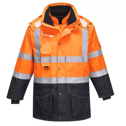 S426 - Hi-Vis 7 az 1-ben kontraszt Traffic kabát
