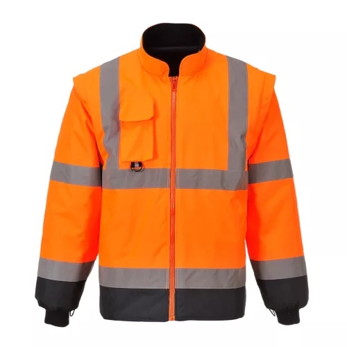 S426 - Hi-Vis 7 az 1-ben kontraszt Traffic kabát