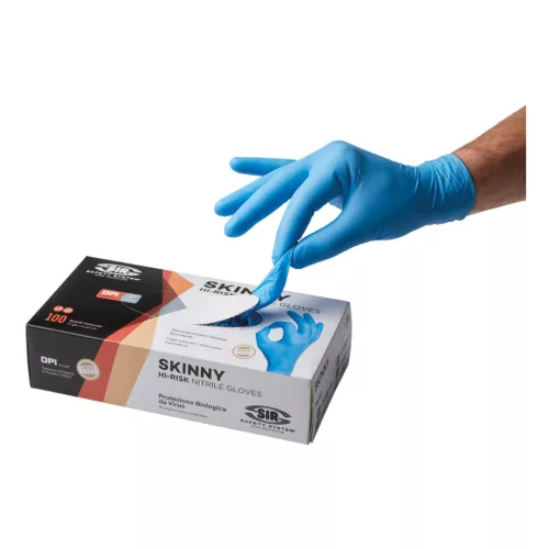 Sir Safety System Skinny, nitril egyszerhasználatos kesztyű - 100db/doboz