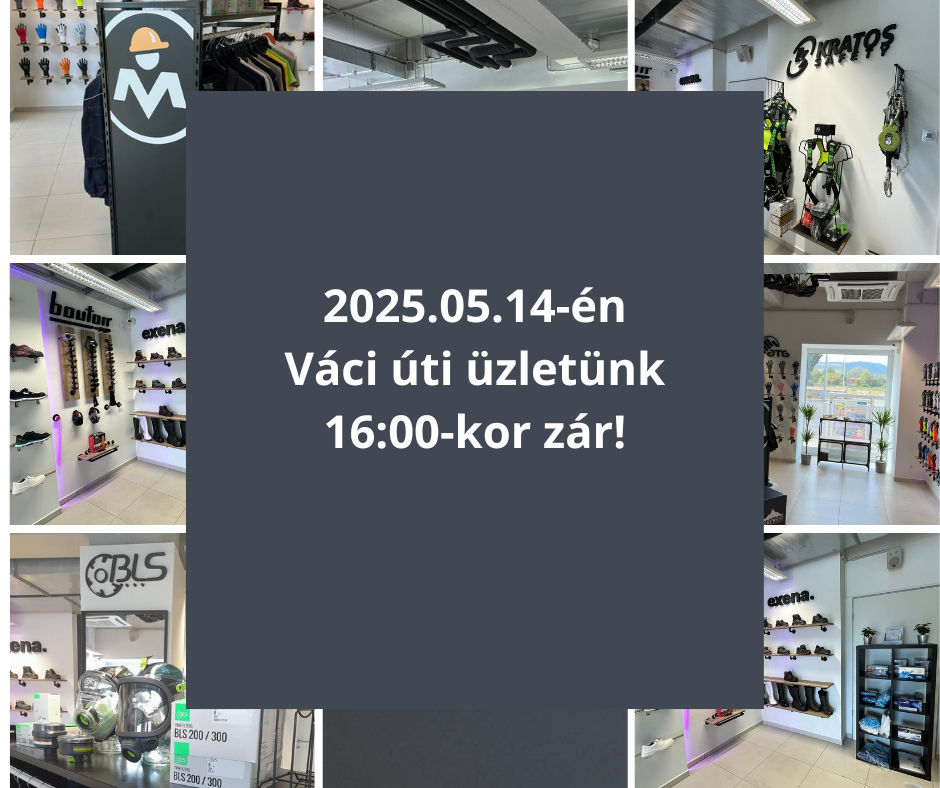 Figyelem! Váci úti üzletünk holnap egy órával korábban zár