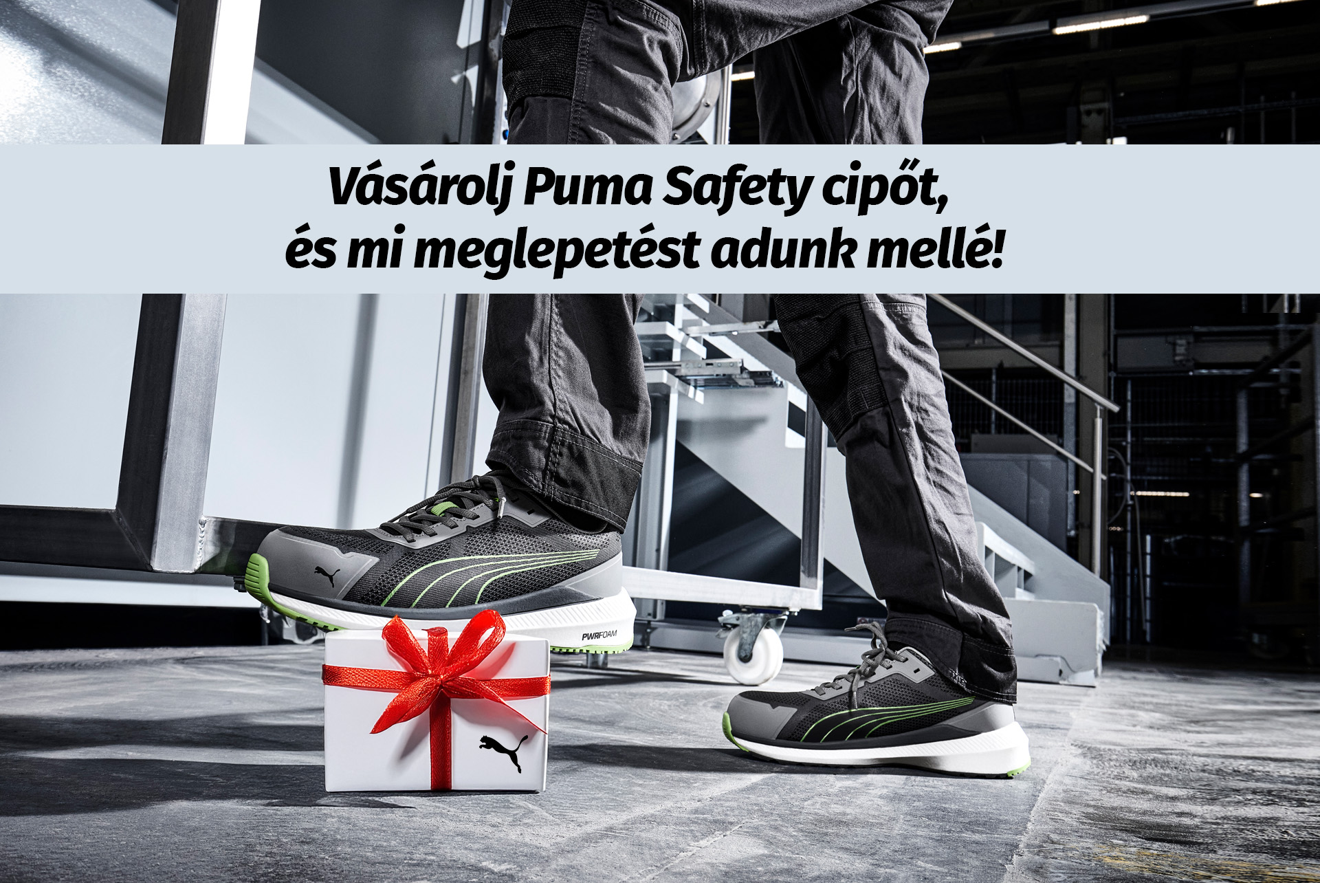 Vásárolj Puma Safety cipőt és mi meglepetést adunk mellé!